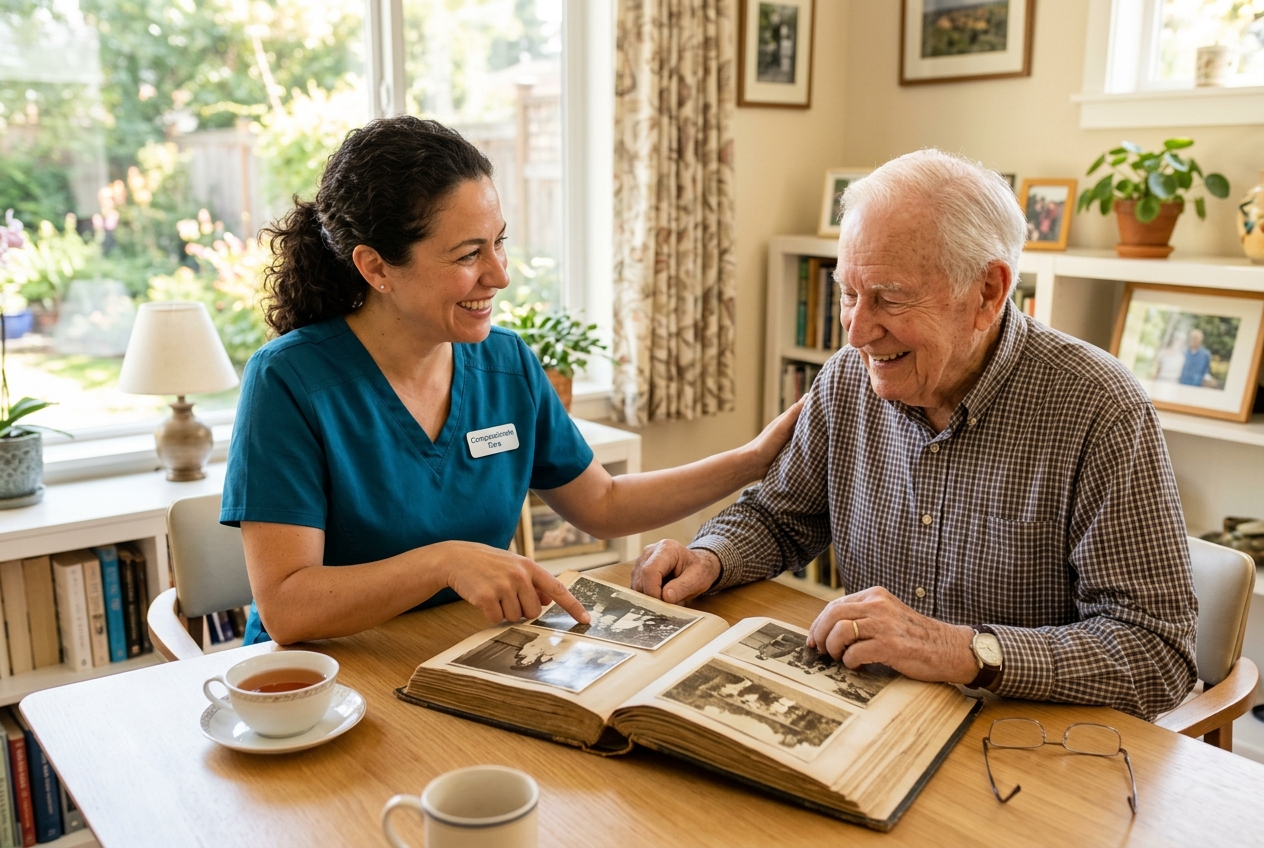 Dementia memory care companionship