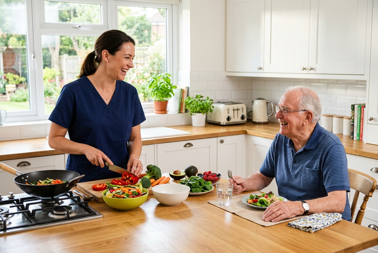 Healthy meal preparation