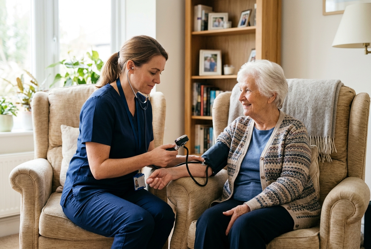 Vital signs monitoring at home